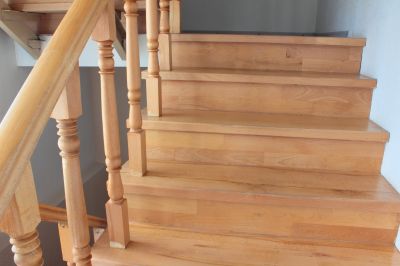 Restored Wood Railing